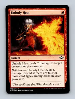 Unholy Heat Modern Horizons 2 Non-Foil MTG NM - Image 1