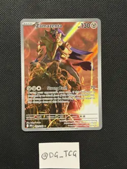 Pokemon Destined Rivals - Zamazenta - 201/182 - Illustration Art Rare - M/NM - Image 1