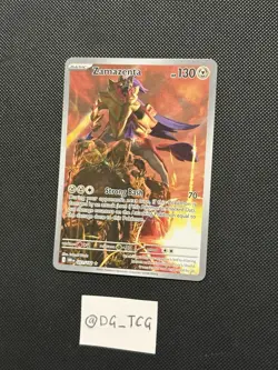 Pokemon Destined Rivals - Zamazenta - 201/182 - Illustration Art Rare - M/NM - Image 4