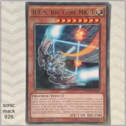 B.E.S. Big Core MK-3 - MACR-EN032 - Rare 1st Edition Yugioh - Image 1