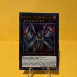 YUGIOH Ultra Rare Raidraptor - Satellite Cannon Falcon BLLR-EN073 1st Edition - Image 1
