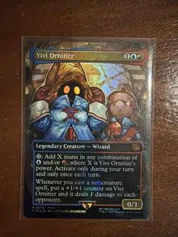 Vivi Ornitier (Borderless) (Chocobo Track Foil) Final Fantasy Foil Magic MTG - Image 1