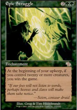 Epic Struggle -Foil Medium Play MTG Judgment - Image 1