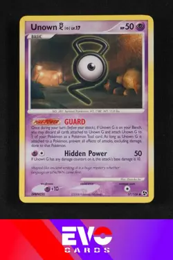 Unown G 57/106 - Great Encounters - Very Good - Image 1