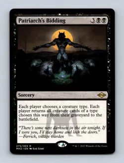 Patriarch's Bidding Modern Horizons 2 Non-Foil MTG NM - Image 1