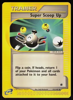 Pokemon Super Scoop Up 151/165 Expedition Base Set Uncommon Near Mint - Image 1