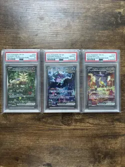 Pokemon Gouging Fire, Walking Wake, Raging Bolt ex Sequential Set PSA 10 GEM MT - Image 1