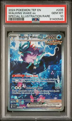Pokemon Gouging Fire, Walking Wake, Raging Bolt ex Sequential Set PSA 10 GEM MT - Image 4