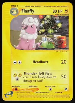 Pokemon Flaaffy 77/165 Expedition Base Set Uncommon Near Mint - Image 1