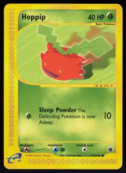 Pokemon Hoppip 112/165 Expedition Base Set Common Near Mint - Image 1