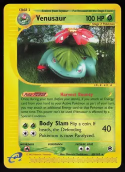 Pokemon Venusaur 68/165 Expedition Base Set Rare Near Mint - Image 1