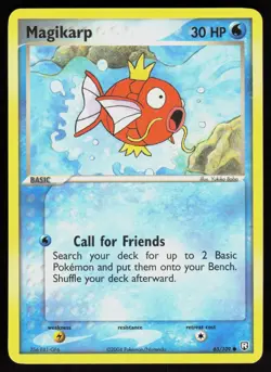 Pokemon Magikarp 65/109 Team Rocket Returns Common Near Mint - Image 1