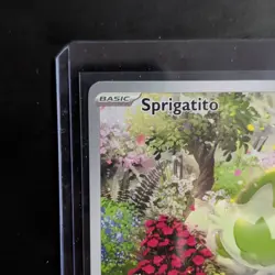 Pokemon Sprigatito 196/193 Illustration Rare Holo 60 HP Basic Paldea Evolved - Image 3