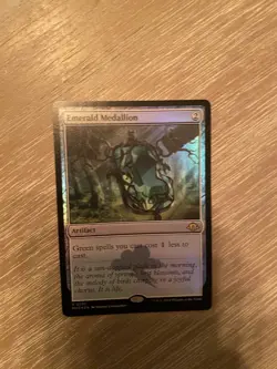 🔮 MTG: Emerald Medallion Modern Horizons 3 Foil - Image 1