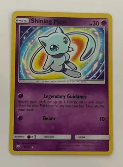 The Pokemon Company Shining Mew Shiny Holo Rare 40/73 Shining Legends Basic Eng - Image 3