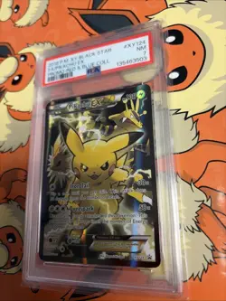 PSA Graded Pokemon Pikachu Ex 2016 Black Star XY124 - Image 2