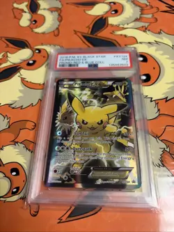 PSA Graded Pokemon Pikachu Ex 2016 Black Star XY124 - Image 3