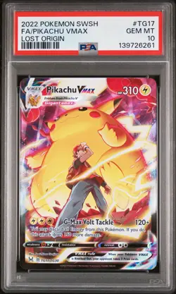 PSA 10 PIKACHU VMAX TG17/TG30 LOST ORIGIN POKEMON - Image 1