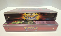 VtG 1999 POKEMON Trading Card 3 Ring BINDER lot Official Nintendo Ash Pikachu - Image 2