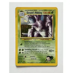 Pokemon TCG Giovanni's Nidoking 7/132 Gym Challenge Holo Rare 120 HP Unlimited - Image 1