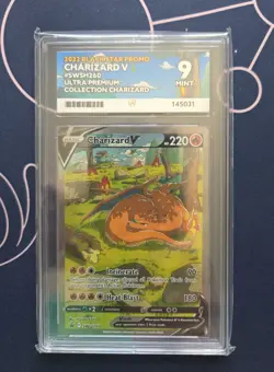 Pokemon Charizard v SWSH260 Ultra Premium Collection Promo Card Ace 9 Mint - Image 1