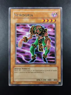 YUGIOH 2003 | NEWDORIA | PGD-057 | NA OLD PRINT | RARE | VERY GOOD - EX (LP) - Image 1