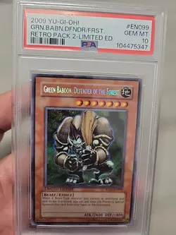 Yu-Gi-Oh! Green Baboon Defender Of The Forest Rp02 En099 Psa 10 Yugioh - Image 1