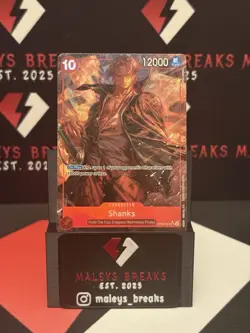 One Piece TCG Wings of the Captain Shanks OP06-007 Alt Art English - Image 1