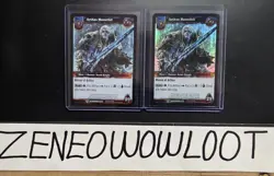 Arthas Menethil #2/30 Foil And Non Foil Set Alternate Art Versions Very Rare - Image 1