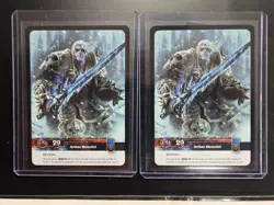 Arthas Menethil #2/30 Foil And Non Foil Set Alternate Art Versions Very Rare - Image 2