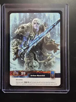 Arthas Menethil #2/30 Foil And Non Foil Set Alternate Art Versions Very Rare - Image 5