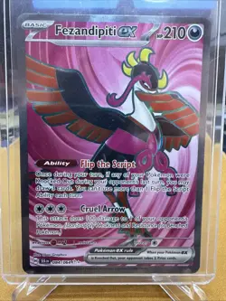 Pokemon TCG Fezandipiti EX Ultra Rare Shrouded Fable Card 084/064 - Image 1