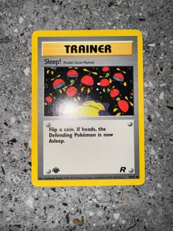 Pokemon TCG Cards 1st Edition Sleep! 79/82 Team Rocket EXC-NM - Image 3