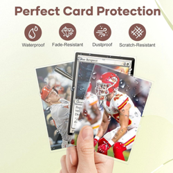 Mlikero 600 Count Card Sleeves, Clear Soft Trading 66×91MM, - Image 3
