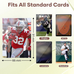 Mlikero 600 Count Card Sleeves, Clear Soft Trading 66×91MM, - Image 5