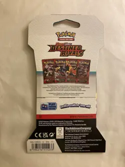 Pokemon TCG Destined Rivals Booster Pack English Factory Sealed - Image 2