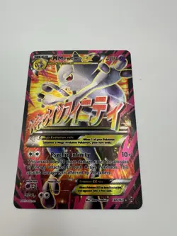 Pokemon M Mewtwo EX 160/162 Breakthrough Mega EX Full Art Holo 210HP - Image 1