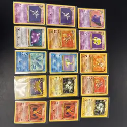 Pokemon TCG Fossil Rare Non-holo Lot of 15 WotC NM/LP Vintage Cards - Image 1