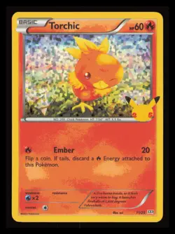 Pokemon TCG Torchic McDonald's Promos 11/25 Holo Promo NM - Image 1
