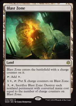 Blast Zone - Light Play MTG War of the Spark - Image 1