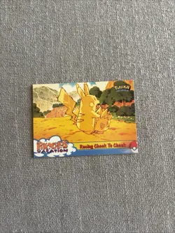 Pokemon TCG Racing Cheek to Cheek Pokemon Topps Pikachu's Vacation 48 - Image 1
