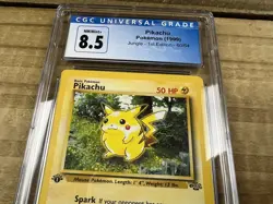 1999 Pokemon Jungle 1st Edition NON-HOLO - Pikachu - 60/64 CGC 8.5 NM / Mint+ - Image 2