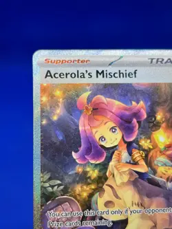 Pokemon ME01 Mega Evolution Acerola’s Mischief 183/132 Special Illustration Rare - Image 3