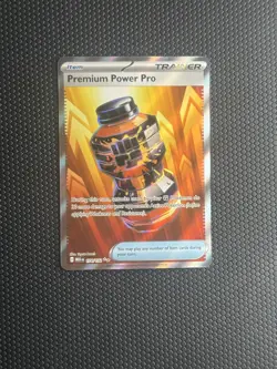 Pokemon Premium PowerPro 174/132 Me01 Full Art Holo Ultra Rare Trainer - Image 1