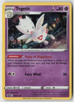 Togetic - SWSH276 - SWSH: Sword & Shield Promo Cards Holo - PTCG - LP - Image 1