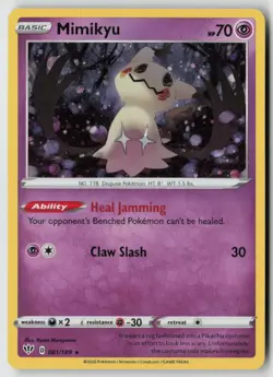 Mimikyu - (Cosmos Holo) 081/189 - Miscellaneous Cards & Products - PTCG - LP - Image 1