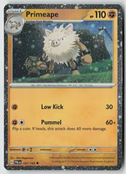 Primeape - (Cosmos Holo) 107/193 - Miscellaneous Cards & Products - PTCG - LP - Image 1