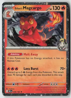 Ethan's Magcargo - (Cosmo Holo) 036/182 - Misc Cards & Products - PTCG - LP - Image 1