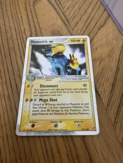 Manectric ex Deoxys 101/107 2005 MP Pokemon Card - Image 1