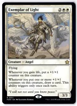 Exemplar of Light FDN 11 Magic: The Gathering R NM - Image 1